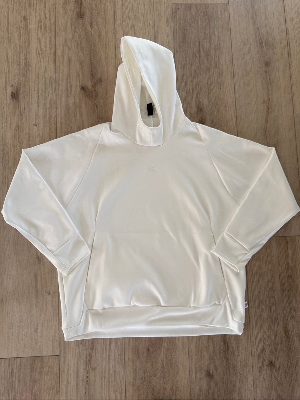 adidas White Sustainable Tee with 'Made to Be Remade' Tag - Picture 2 of 7